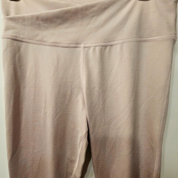 Nike Hi-Rise-Dri-Fit Cross Waist Ankle pink Leggings Size L Woman's - Picture 3 of 14